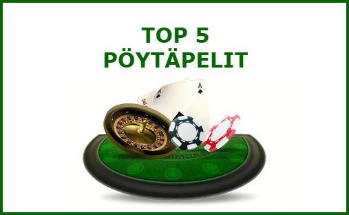 top 5 pöytäpelit